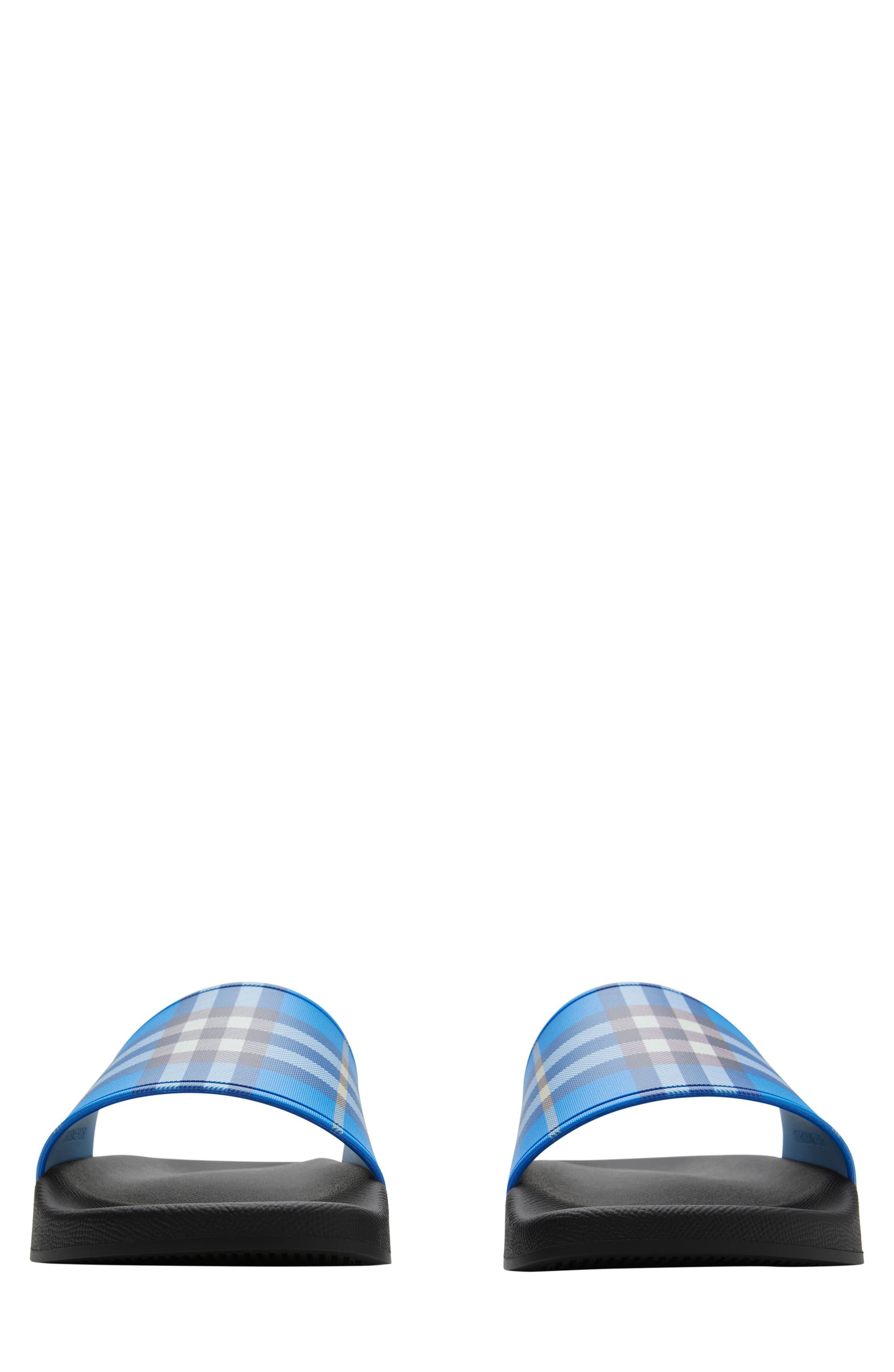 burberry Check Sport Slide in Hyacinth at Nordstrom - 3