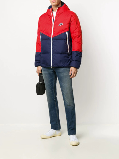 Nike colour-block padded jacket outlook