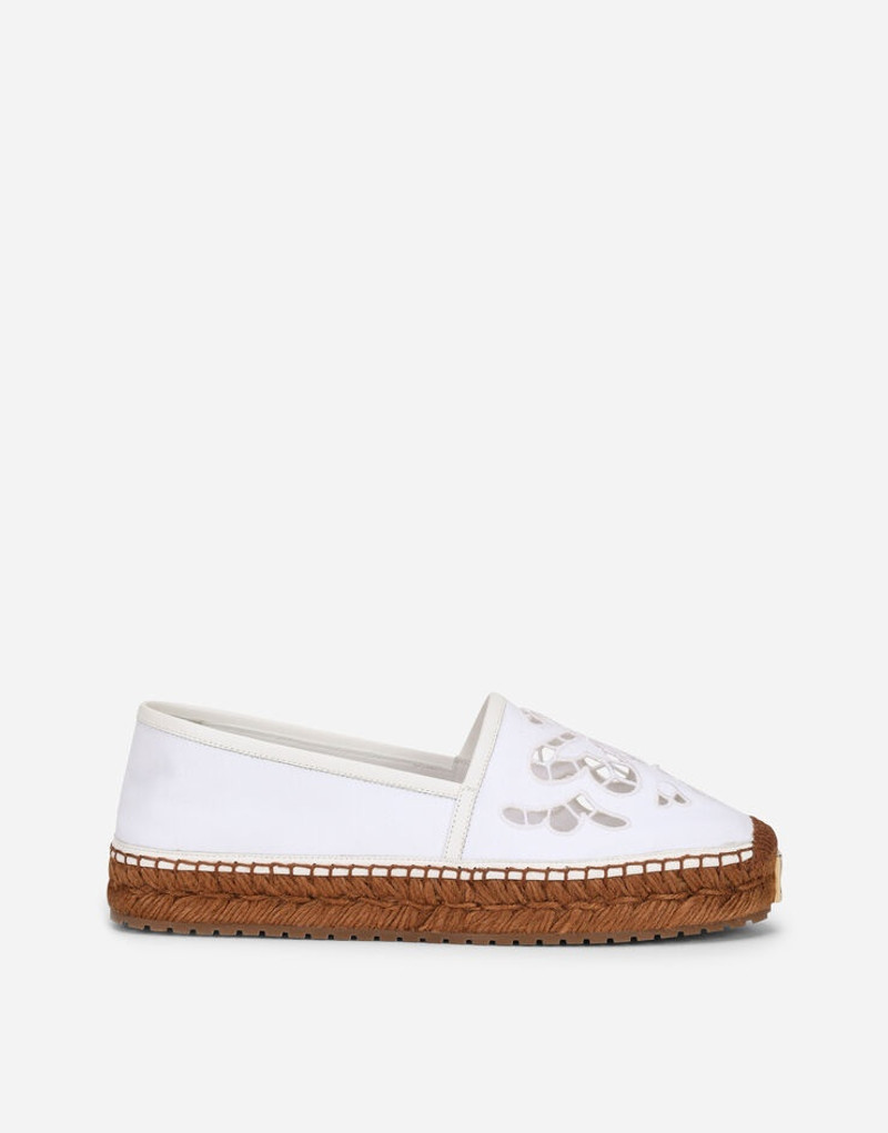 Embroidered canvas espadrilles 1
