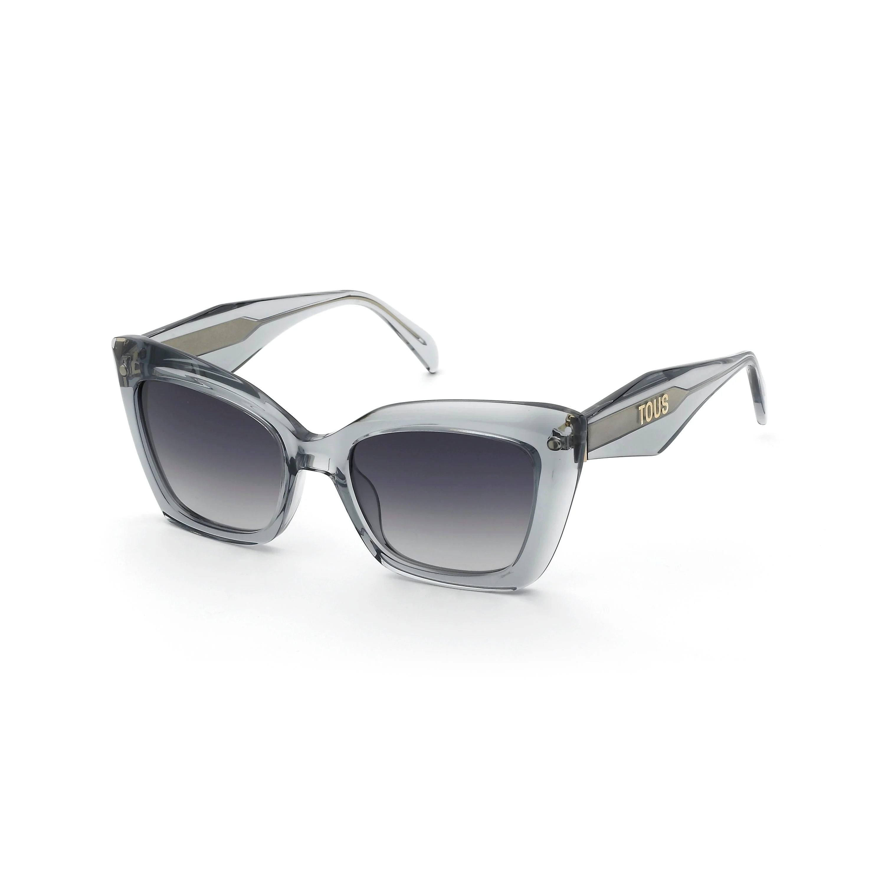 Gray Sunglasses TOUS Faceted Logo - 1