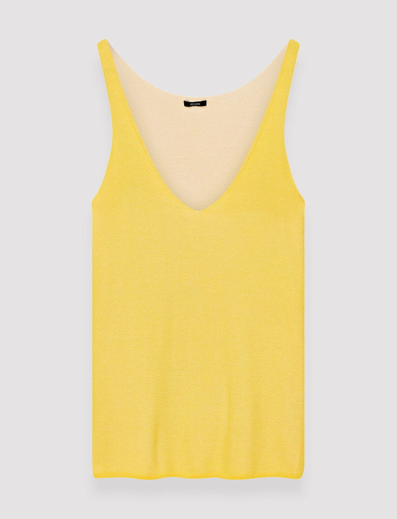 Plated Knit Tank Top 1
