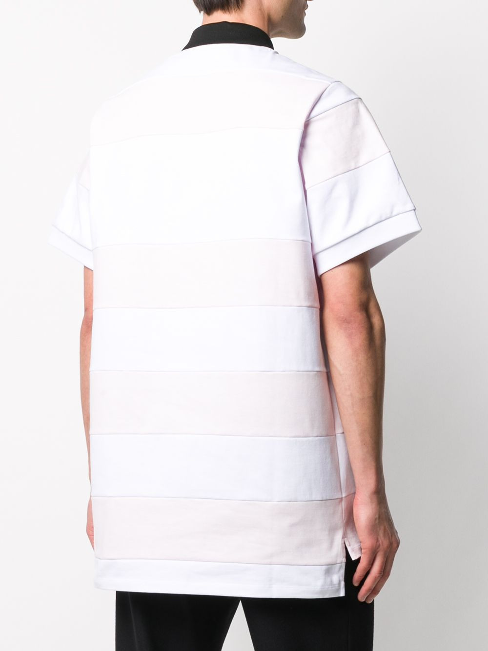 oversized stripe polo shirt - 4