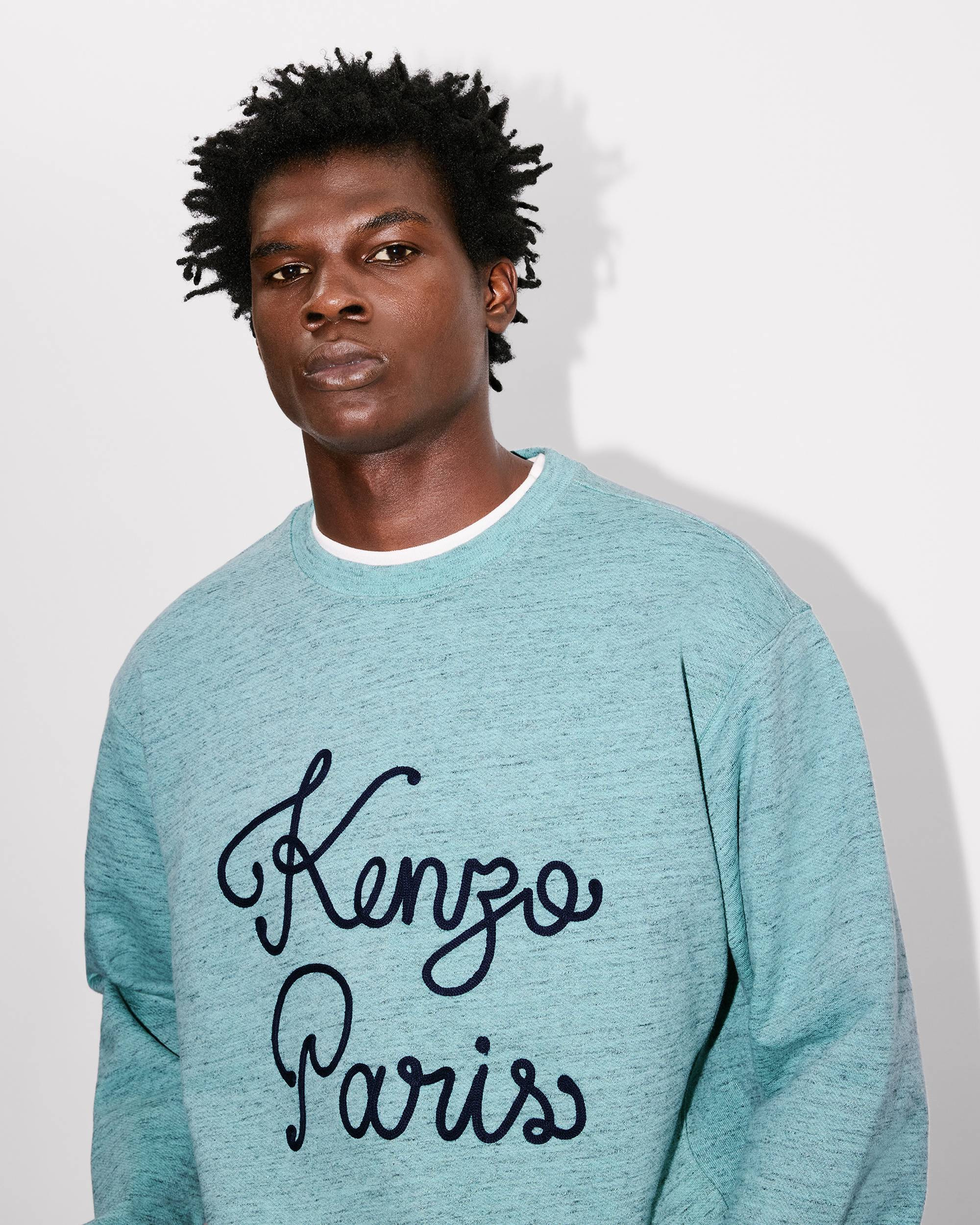 'KENZO Paris Chainstitch' embroidered sweatshirt in cotton - 6