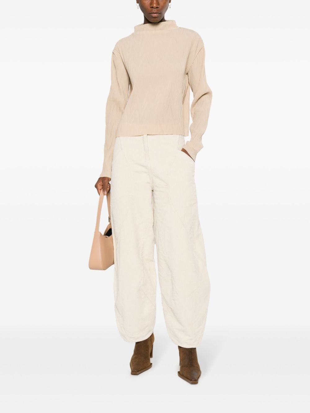 Digi cropped corduroy trousers - 2