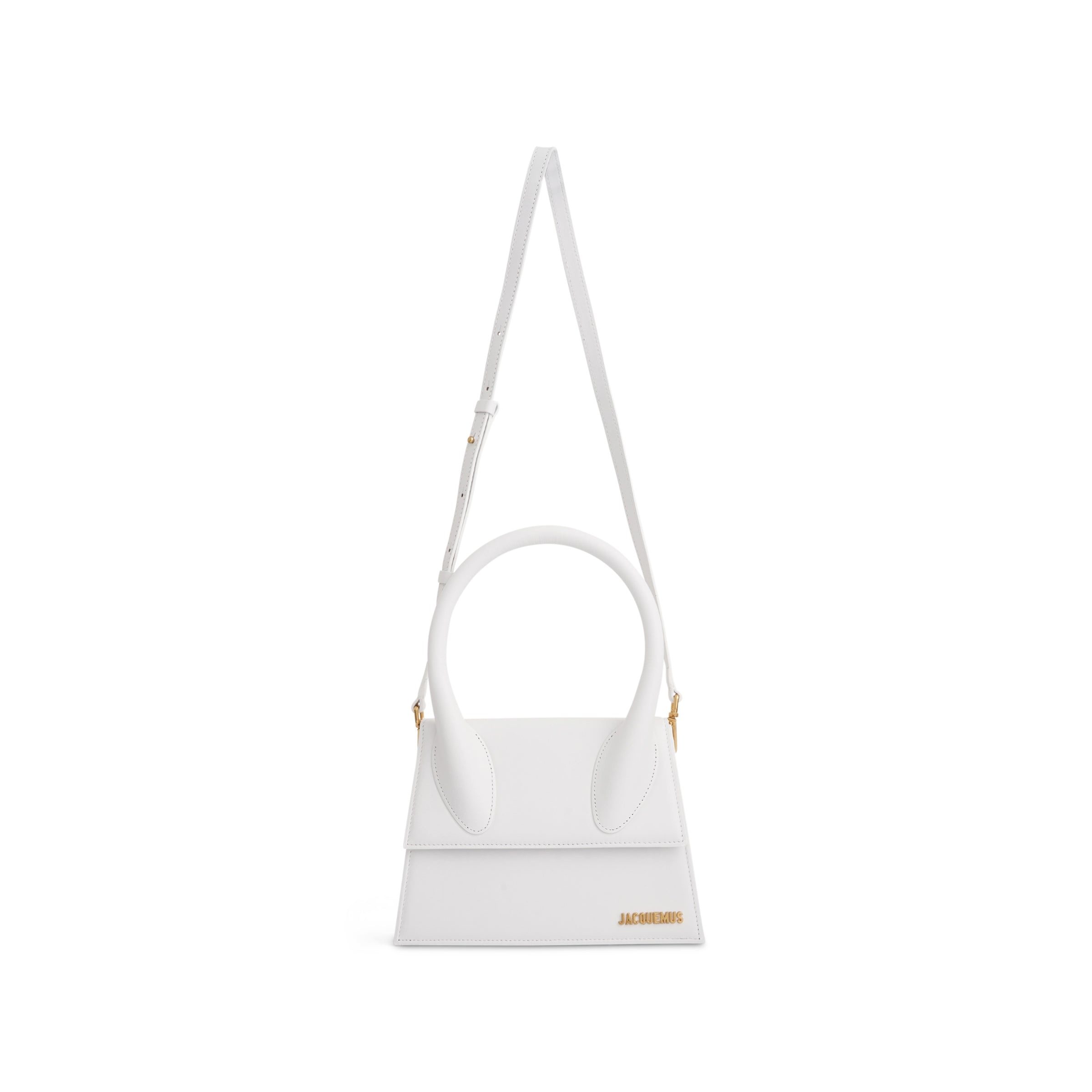 Le Grand Chiquito Leather Bag in White - 5