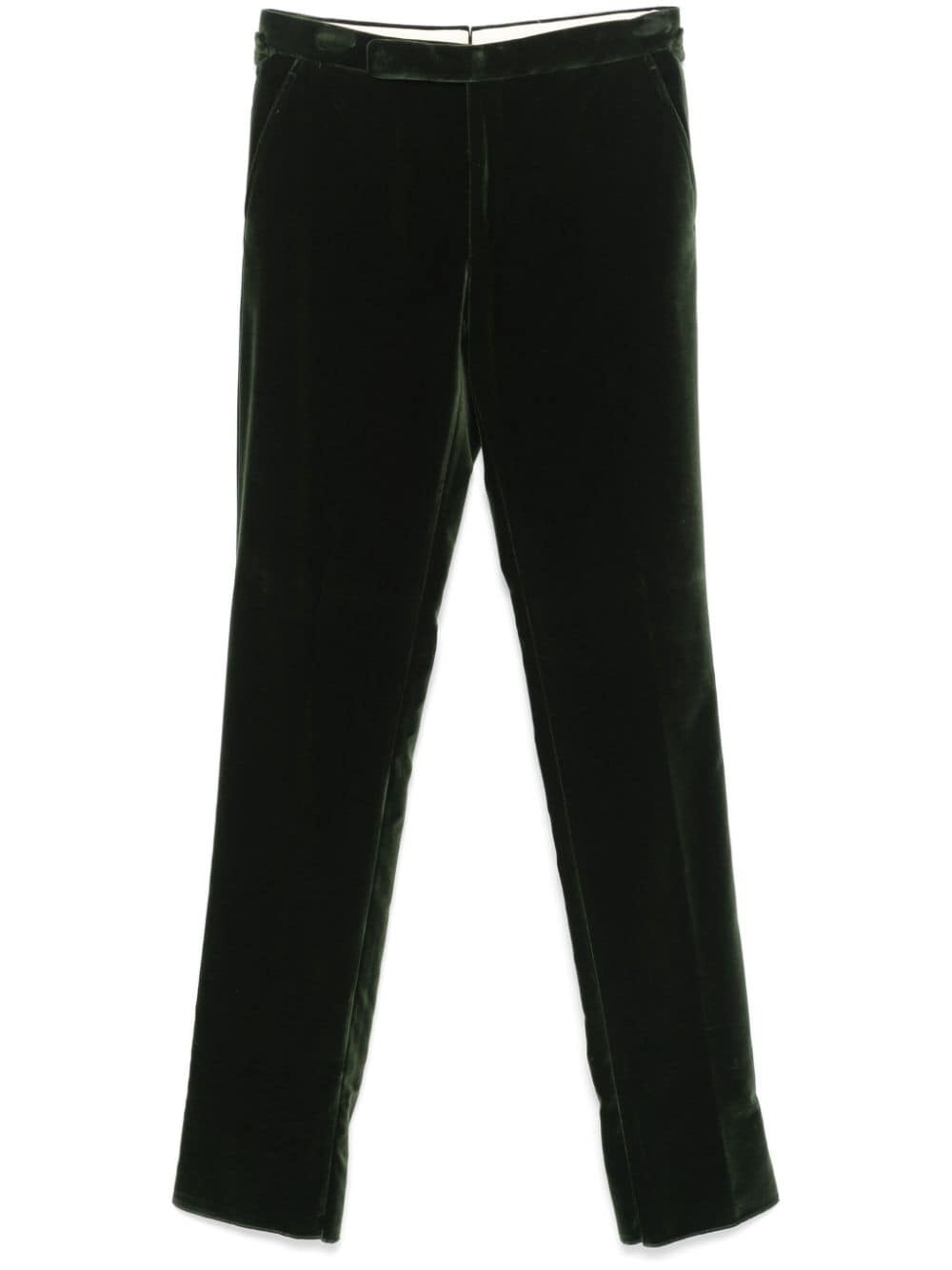 velvet trousers - 1