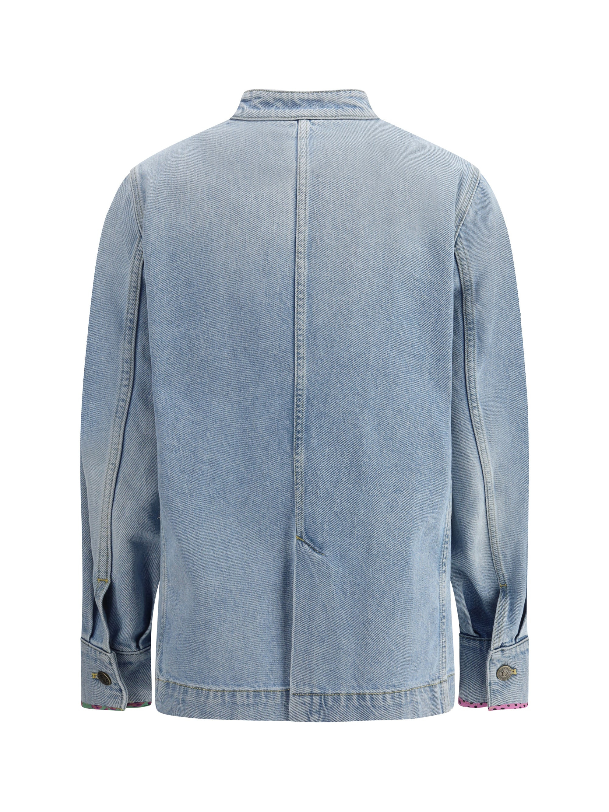 Valentino Women Denim Jacket With Embroidery - 2