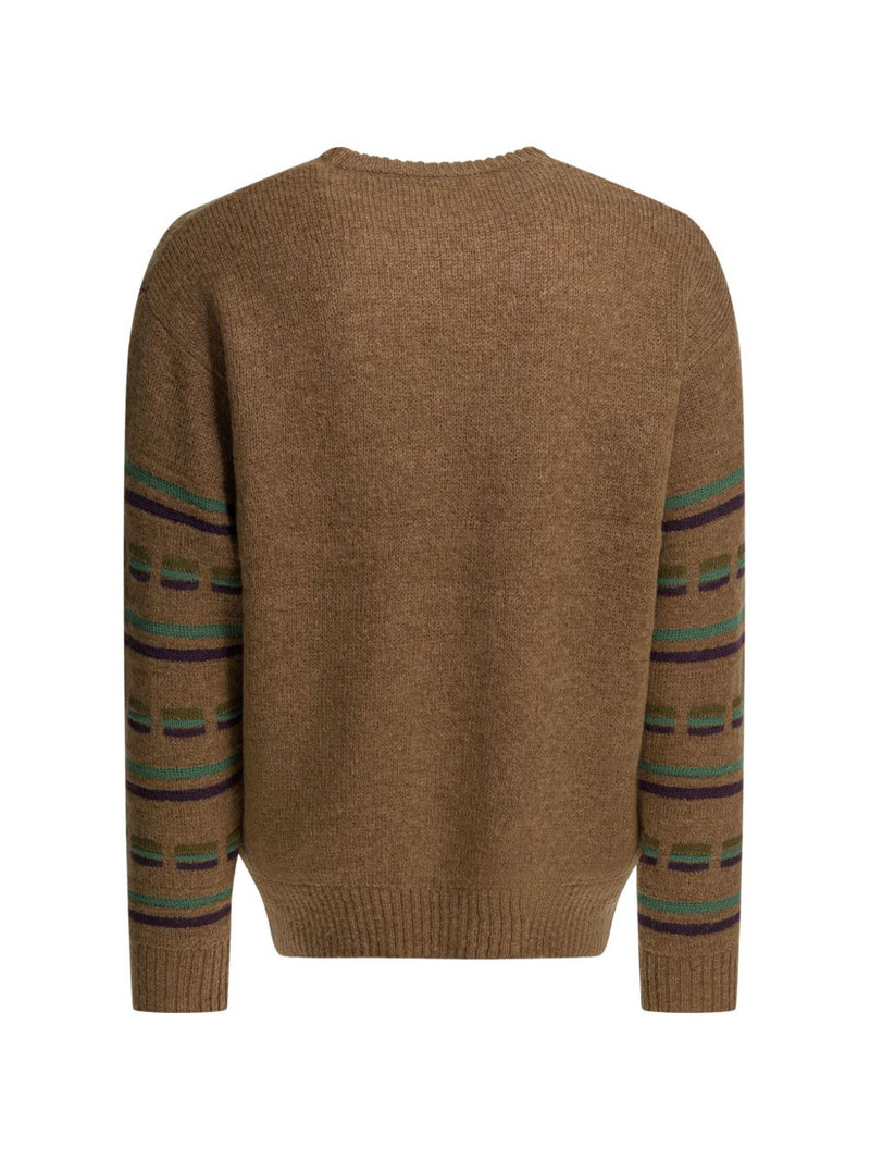 BEAMS PLUS striped crew-neck sweater outlook