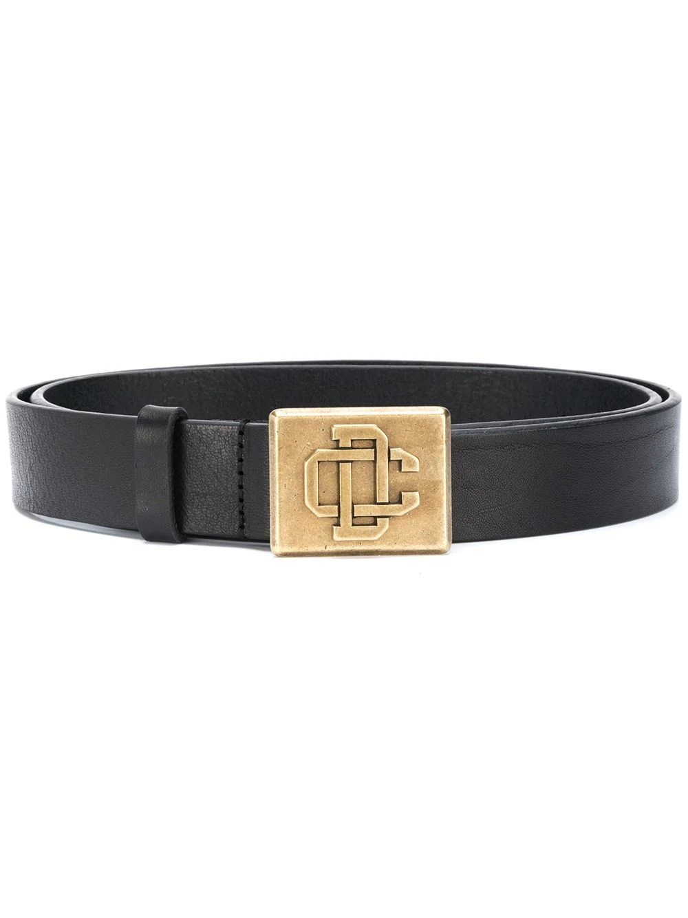 logo engraved buckle belt - 1