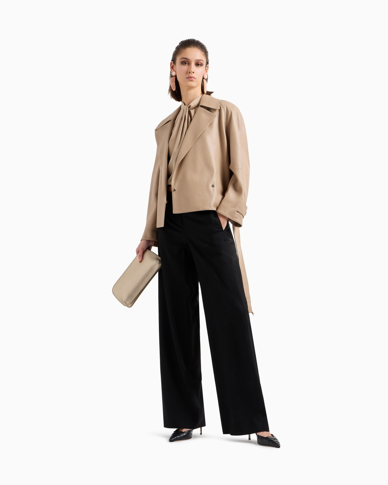 BLOUSE IN WASHED SILK DOUBLE GEORGETTE - 2