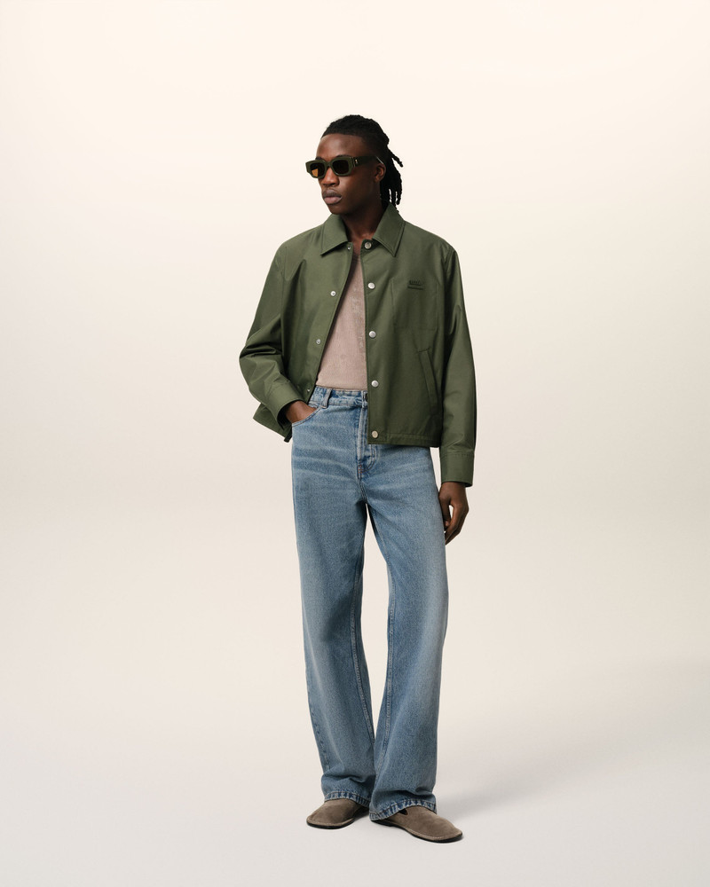 AMI Paris GREEN BUTTONED JACKET outlook