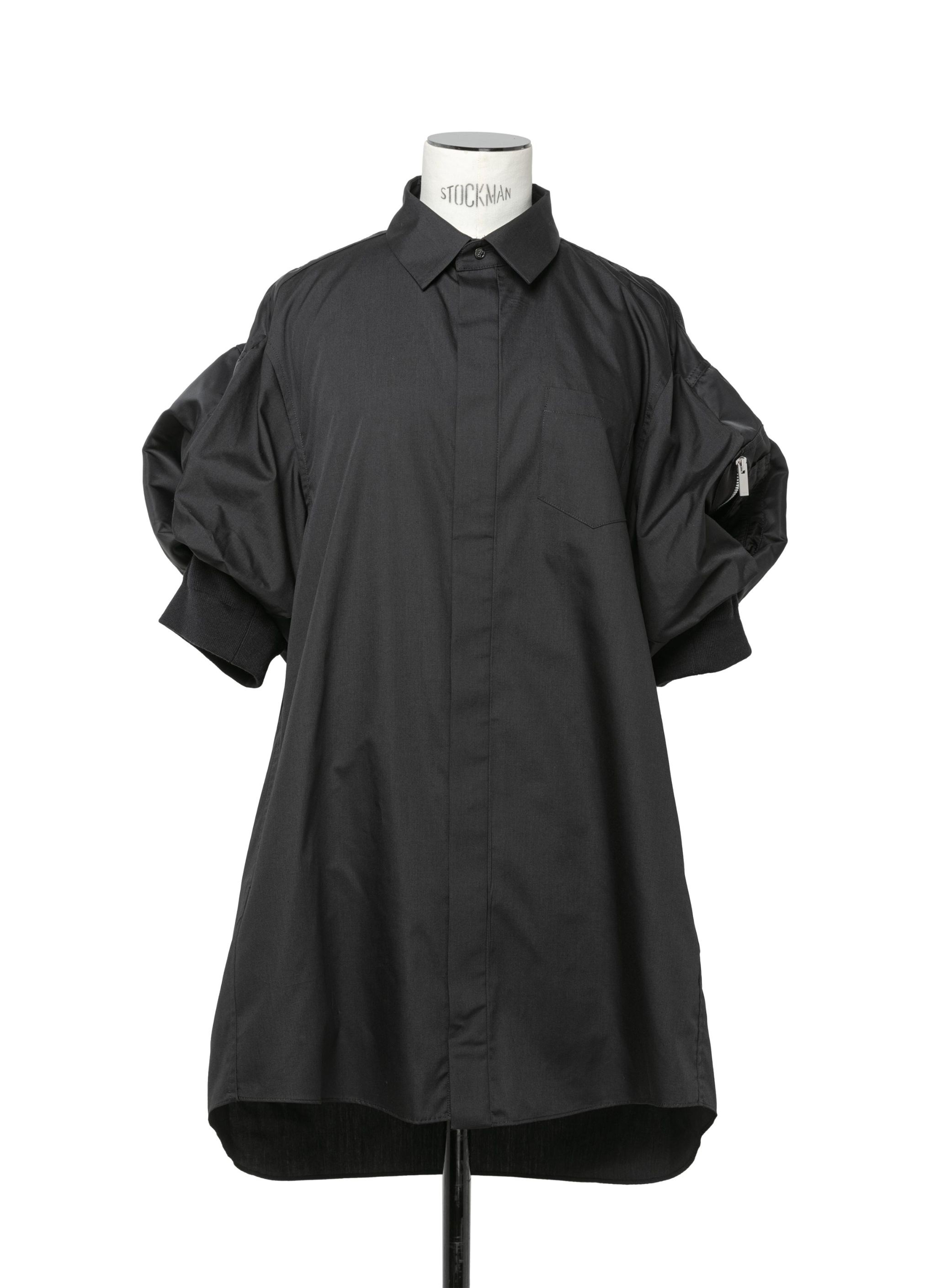 sacai 国内買付 Cotton Poplin Dress sacai Thomas Mason Cotton Poplin Dress | REVERSIBLE
