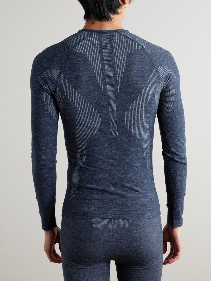 Printed Virgin Wool-Blend Ski Base Layer 4