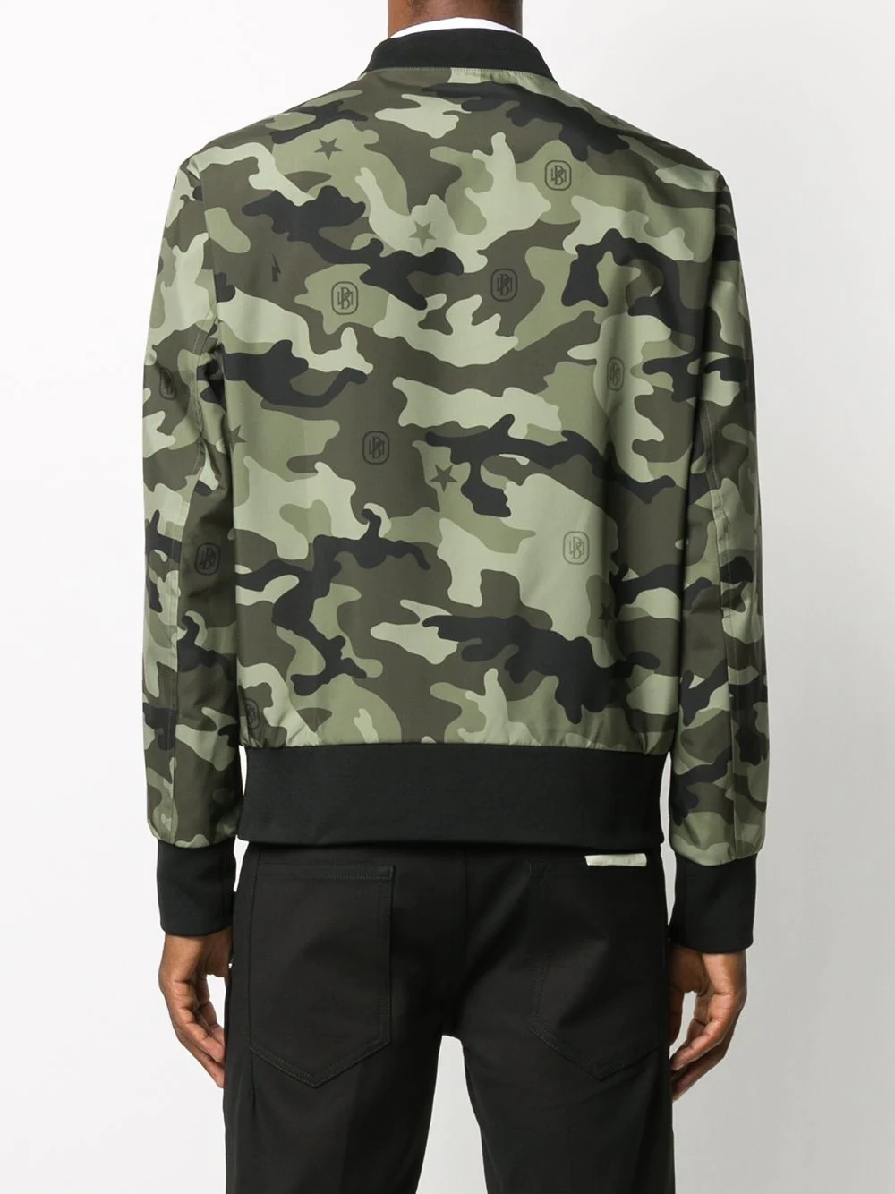 Thunderbolt camouflage-print reversible bomber jacket - 4