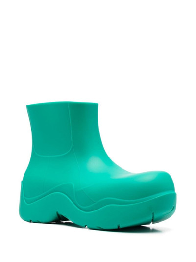 Bottega Veneta green Puddle rubber boots outlook