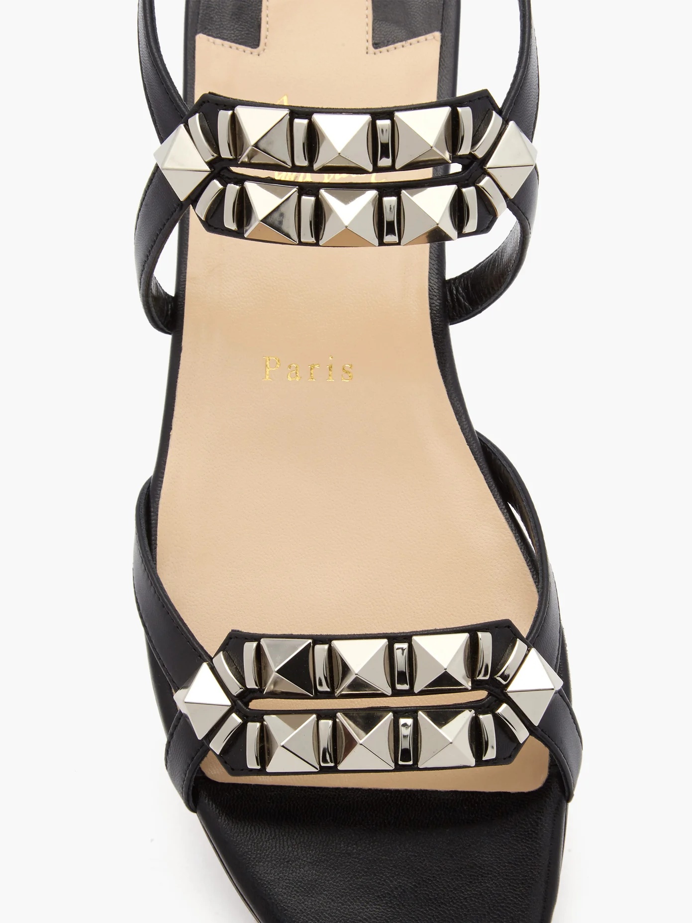 Galerietta studded leather sandals - 6