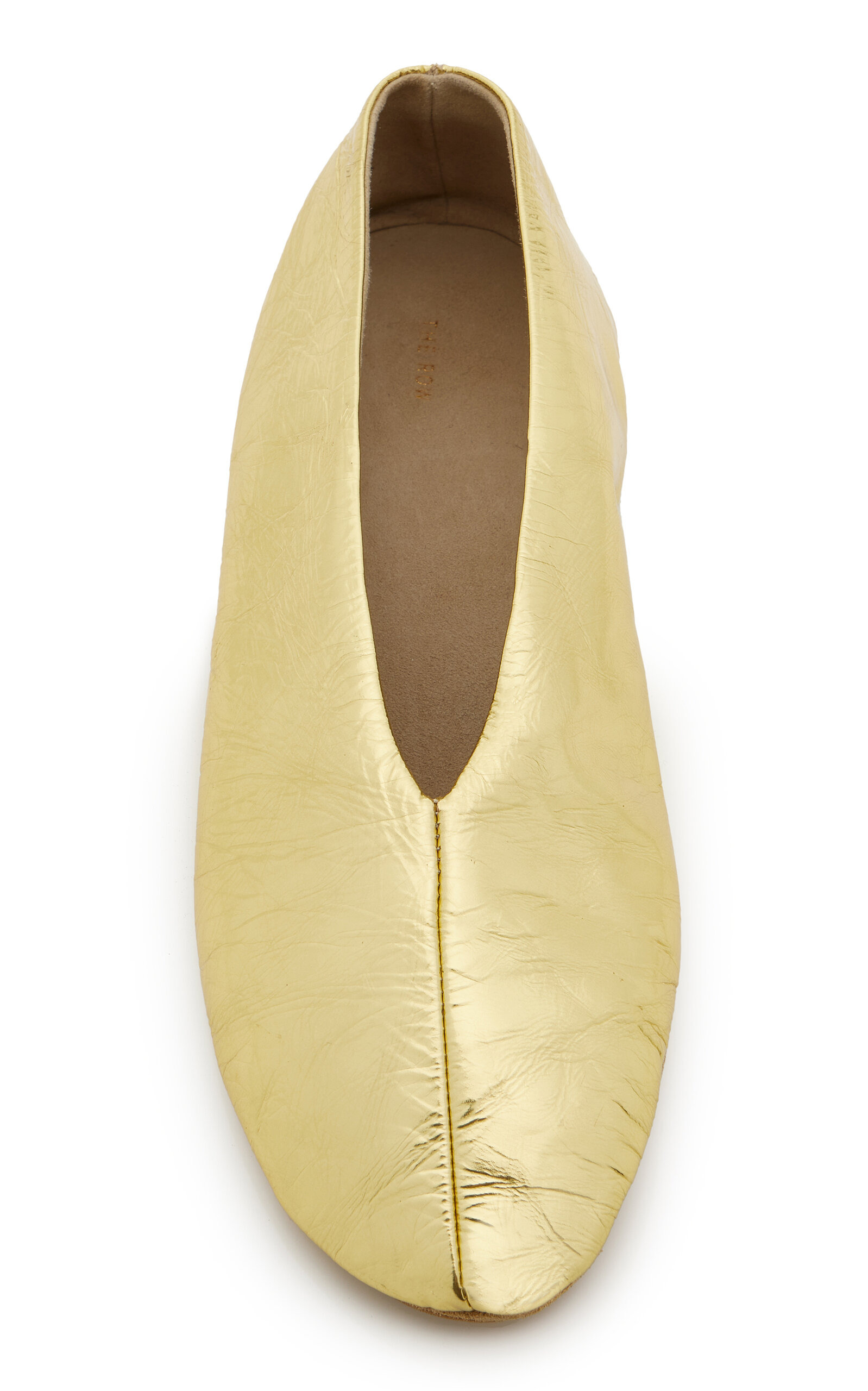 Stella Laminated Leather Ballet Flats gold - 3