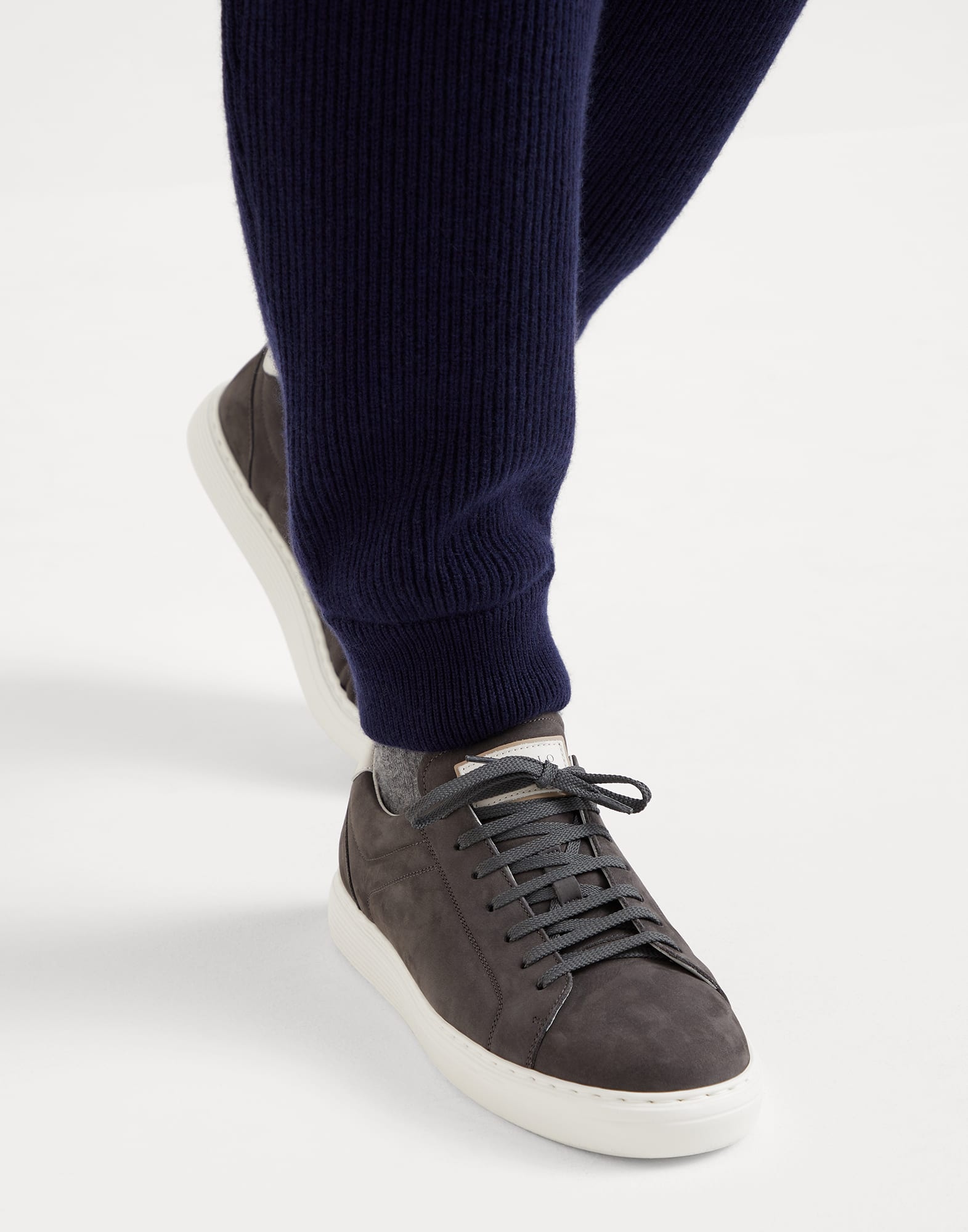 Nubuck calfskin sneakers - 4