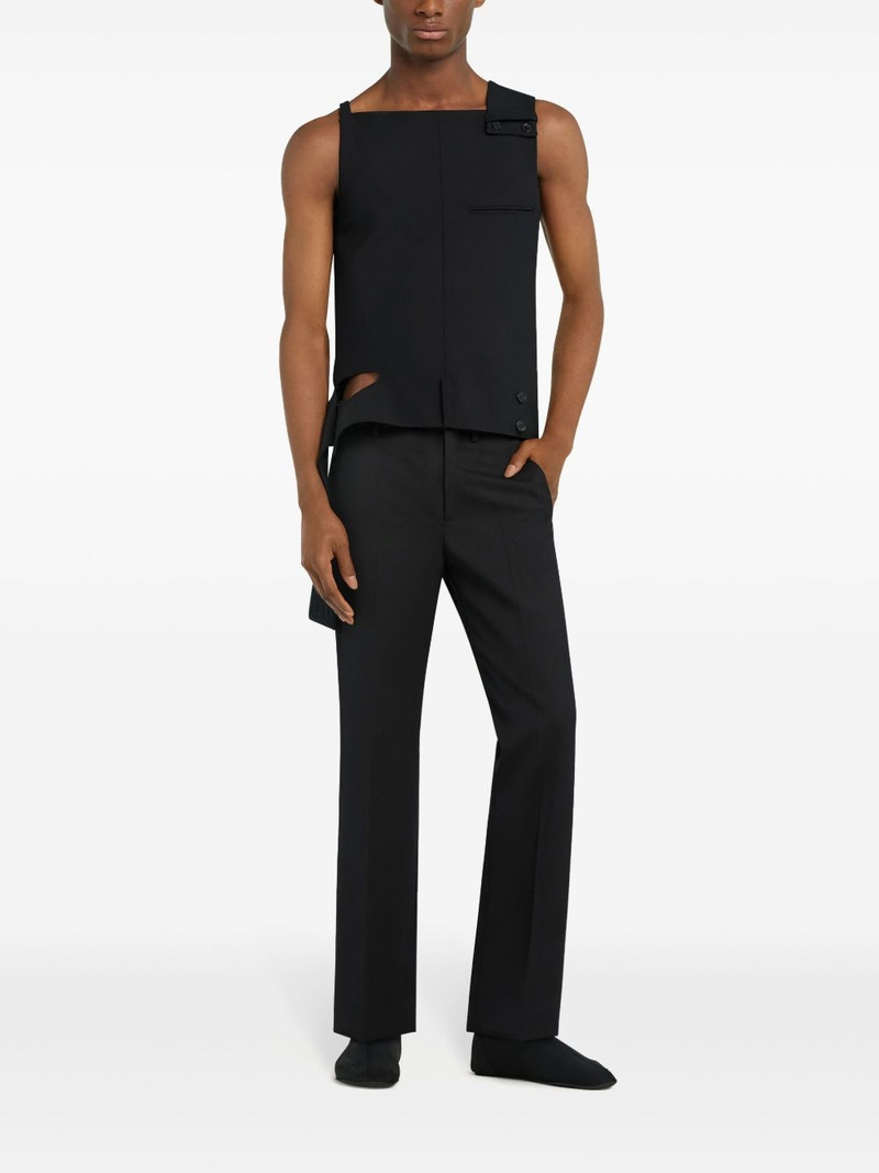 courrèges wool tailored trousers outlook