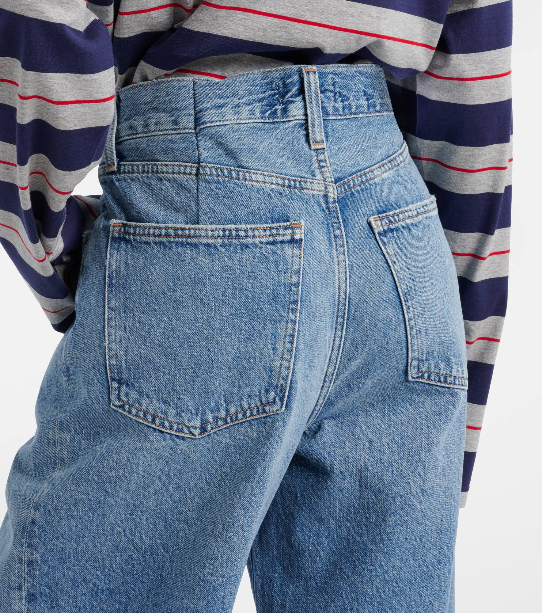 Franka mid-rise wide-leg jeans - 6