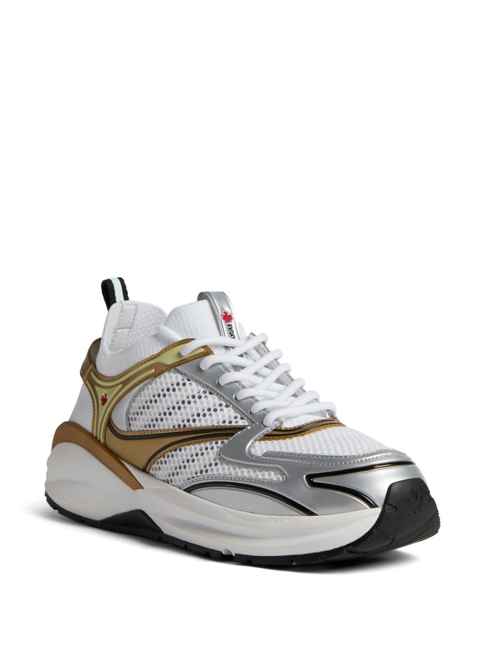 Dash panelled mesh sneakers - 2