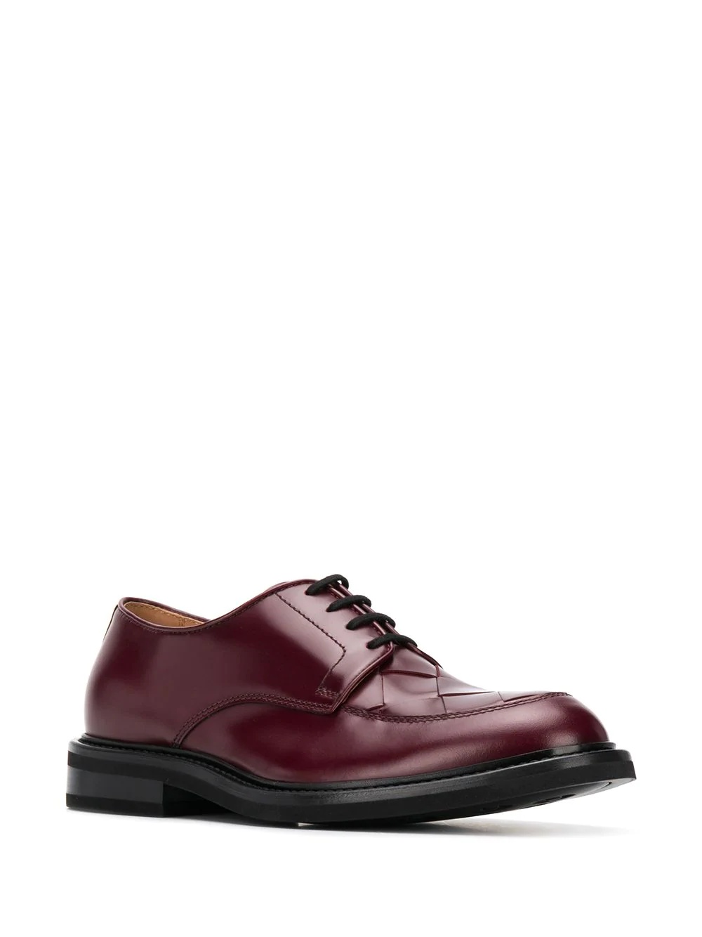 maxi weave Derby shoes - 2