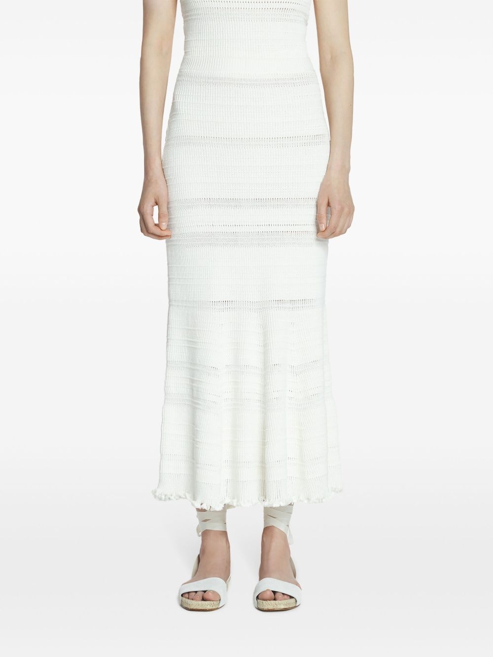 cotton maxi skirt - 3