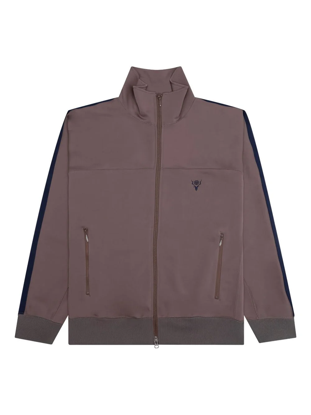 embroidered-logo jacket - 1