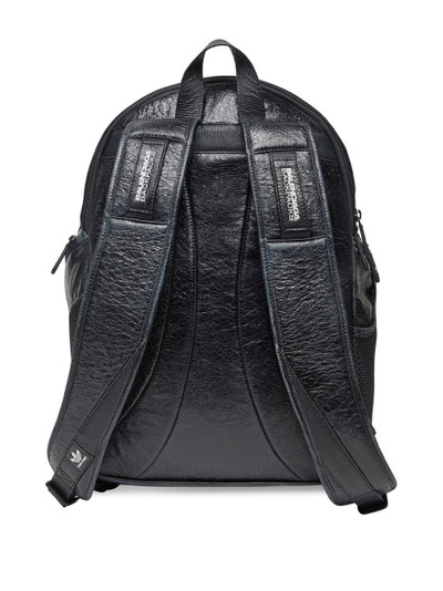 BALENCIAGA x Adidas trefoil-print backpack outlook