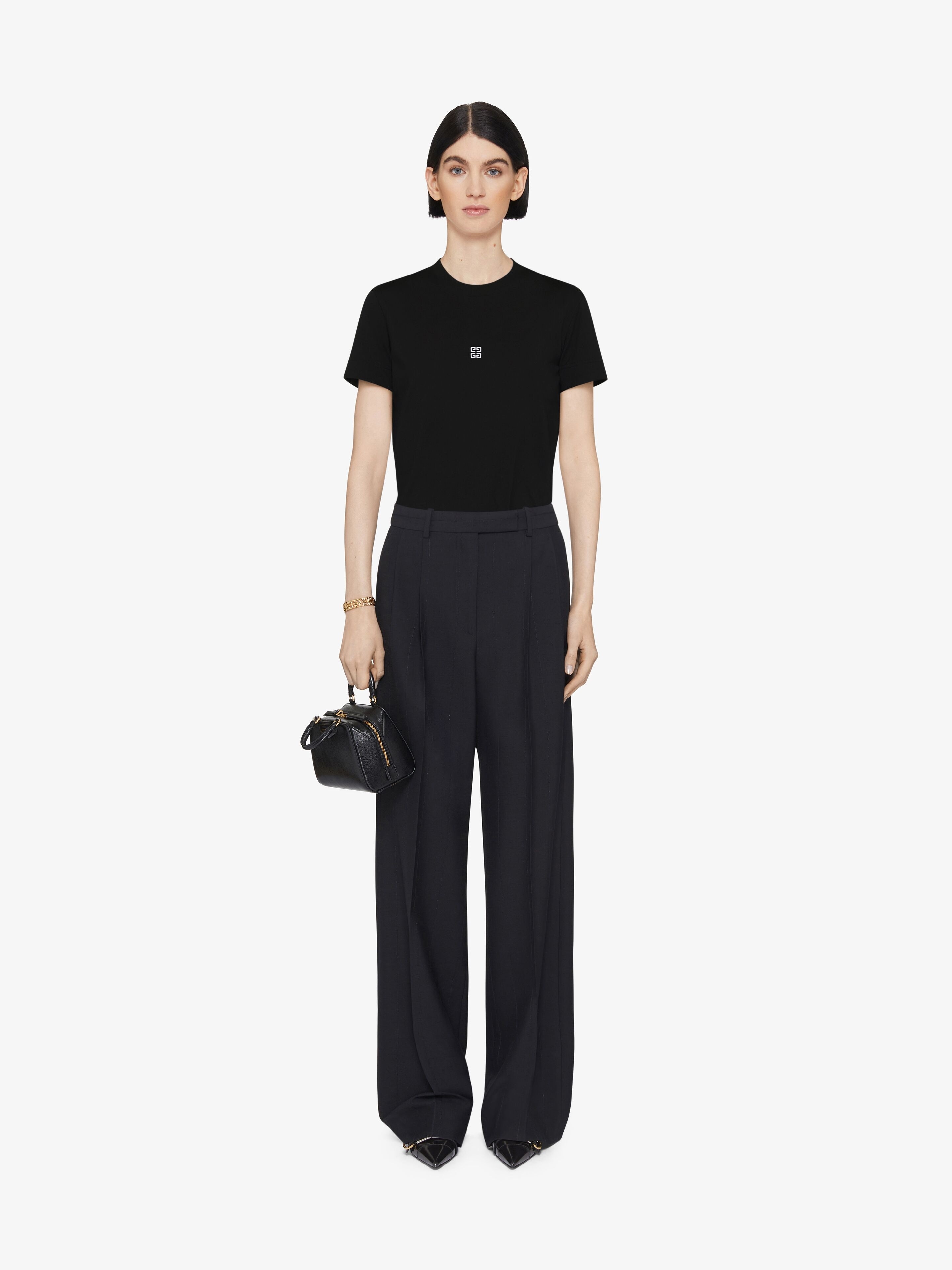 SLIM FIT T-SHIRT IN COTTON - 4