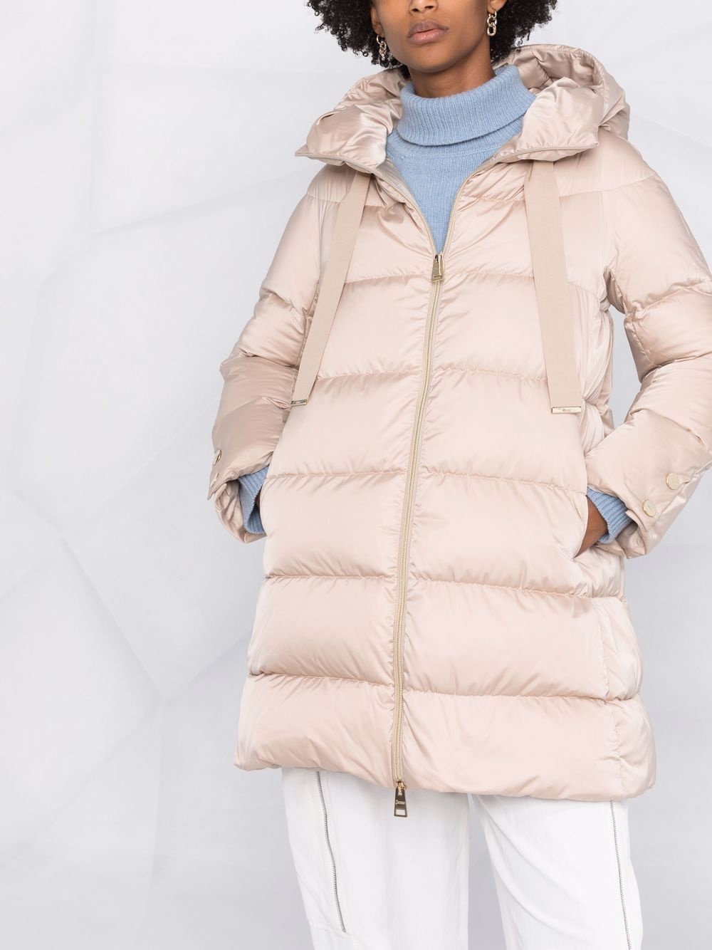 hooded padded coat - 5