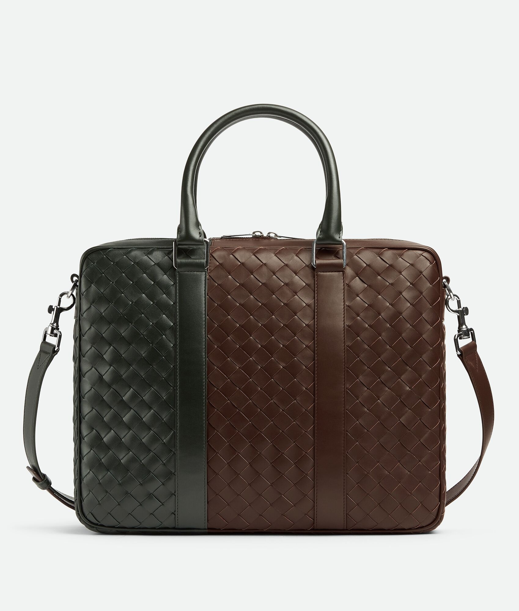 Large Intrecciato Briefcase - 1