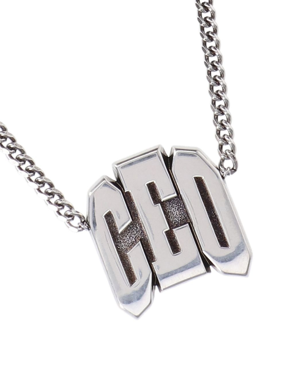 "CEO"-plaque necklace - 3