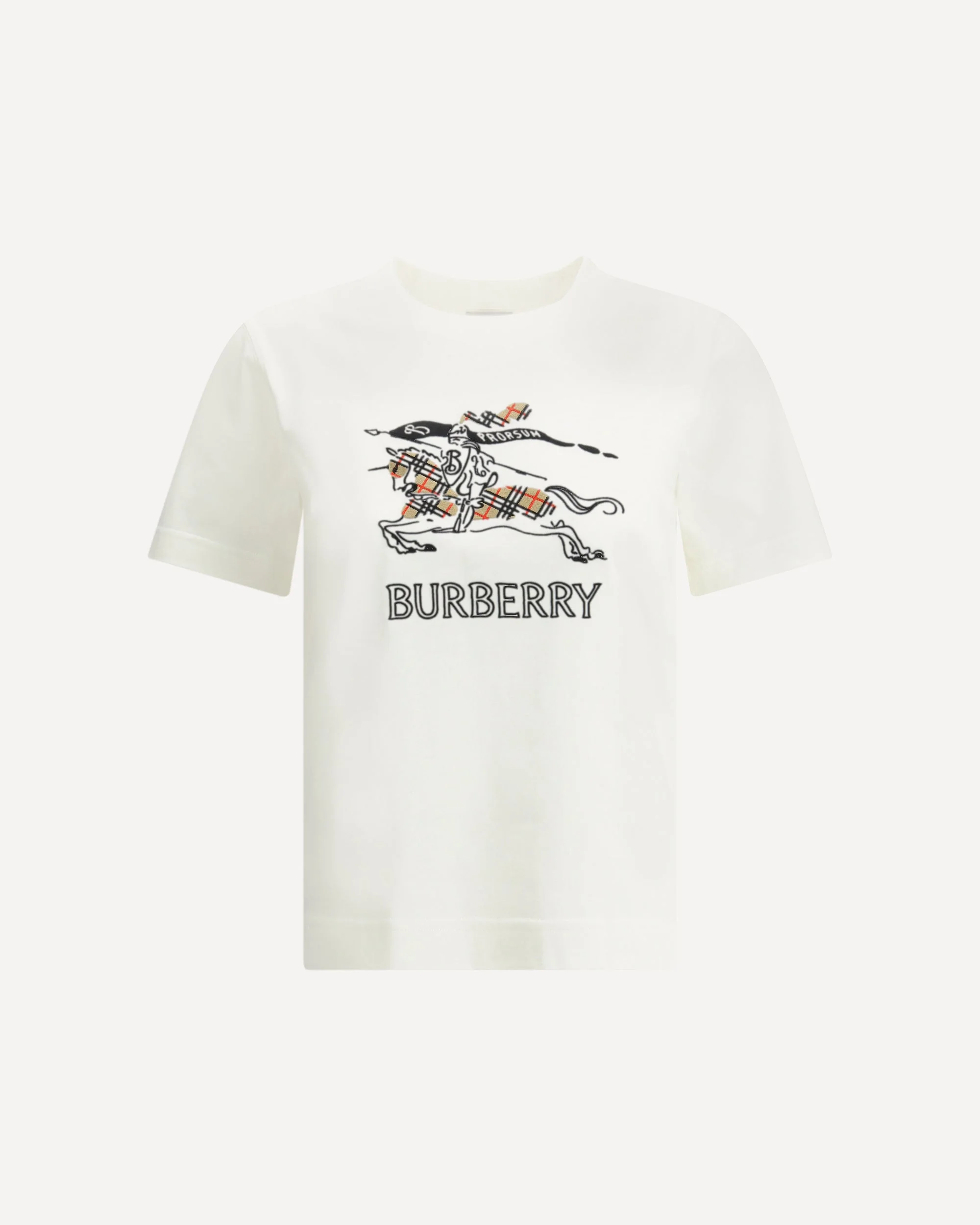 Cotton T-shirt with drawn EKD - 1