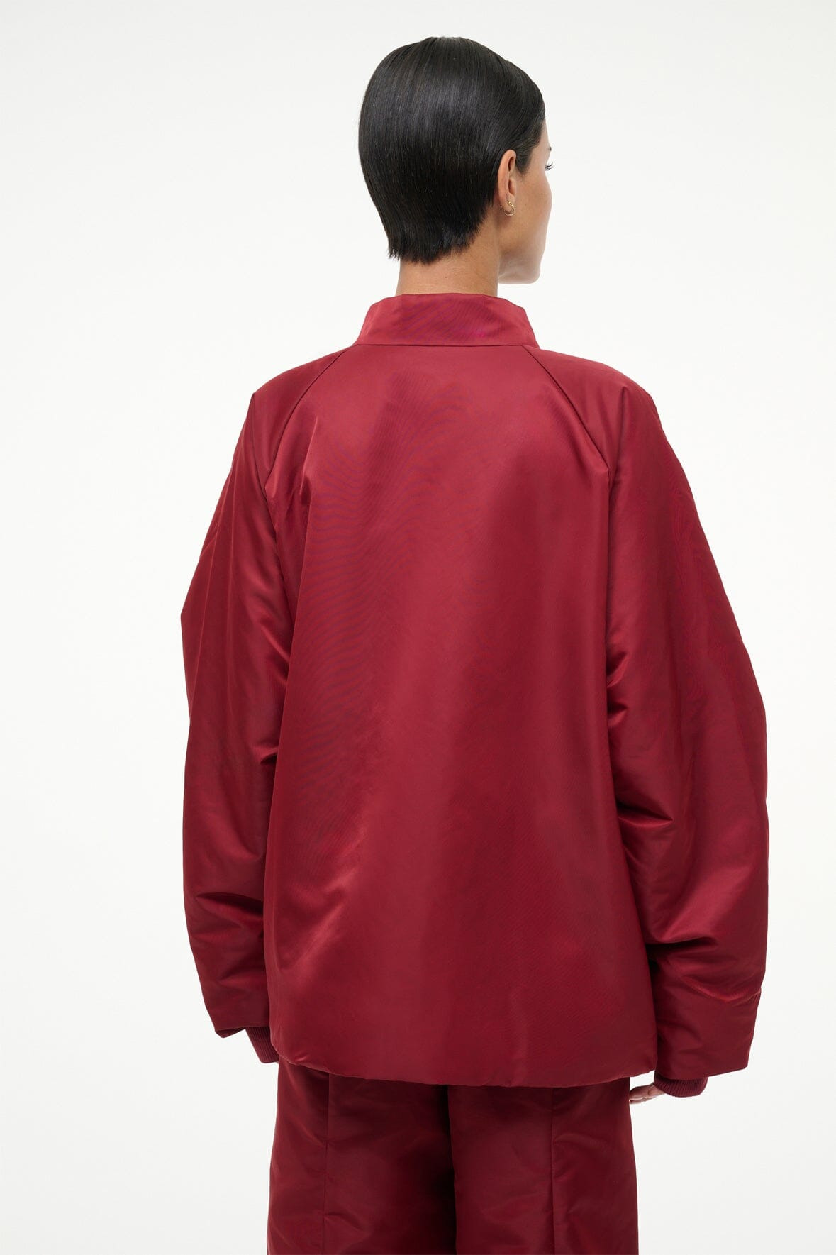 STAUD CAL JACKET DEEP RED - 5