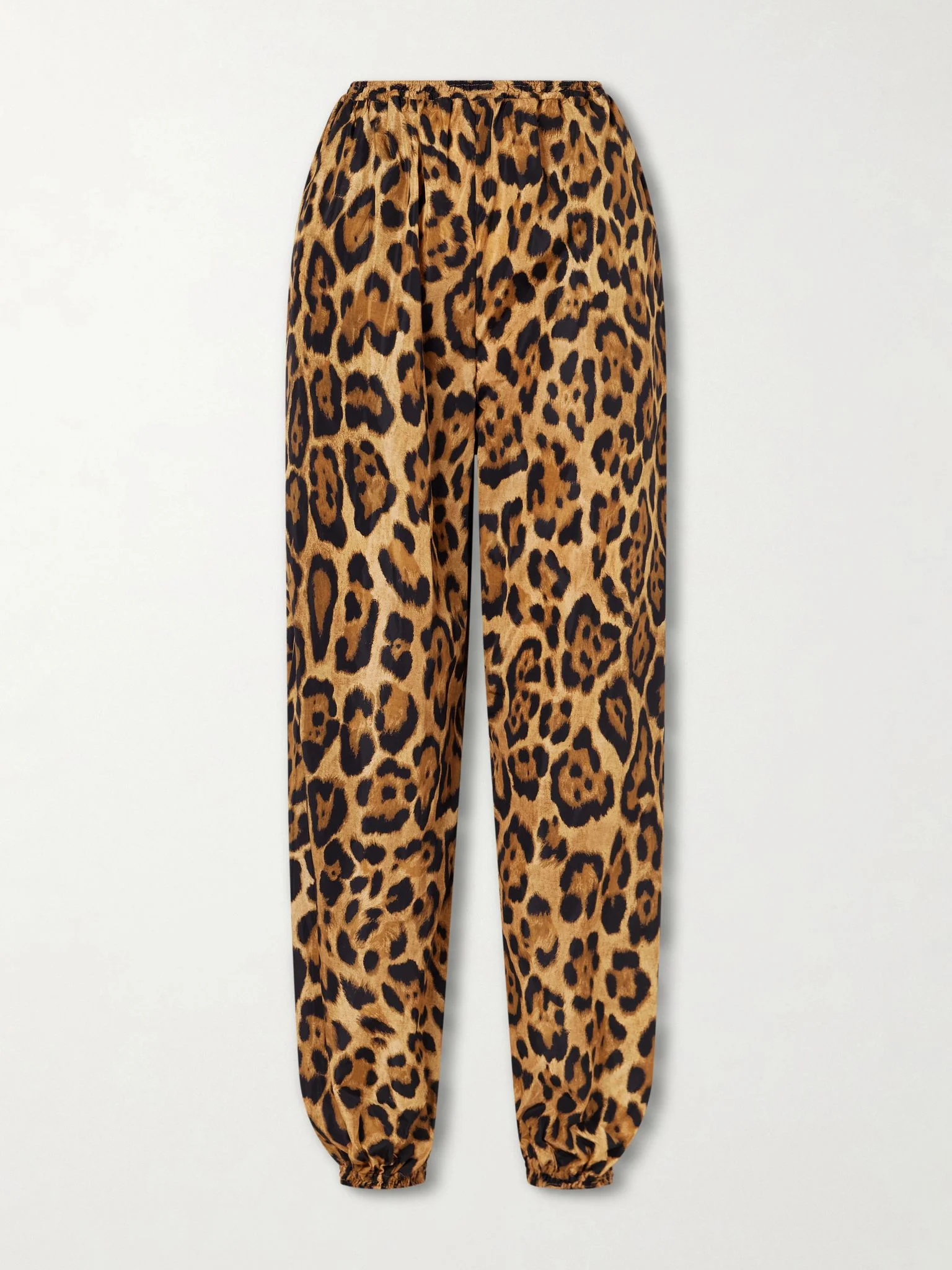 Leopard-print shell balloon pants Leopard print - 1
