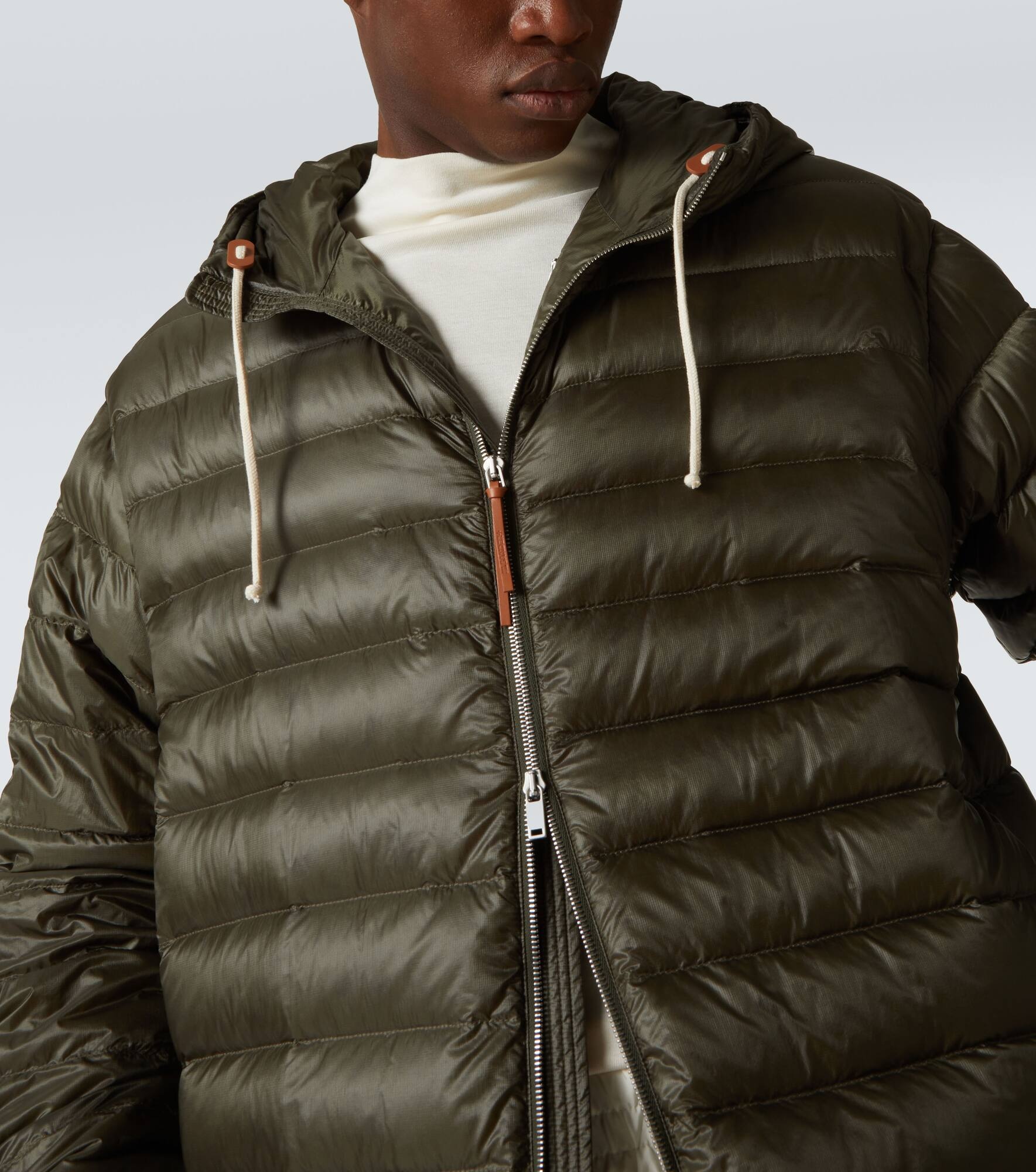 Quilted down jacket - 5