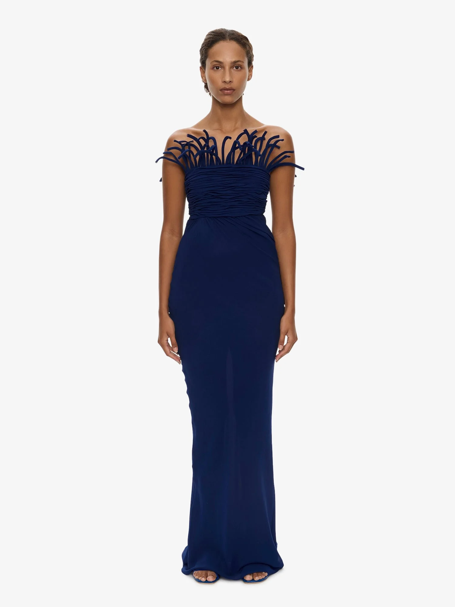 Aira Corded Silk Dress - 1