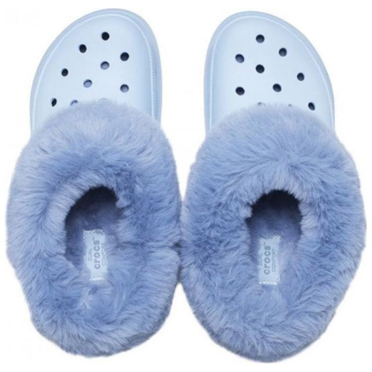 (WMNS) Crocs Furever Crush Shoe Clogs 'Blue' 208446-4NS - 5