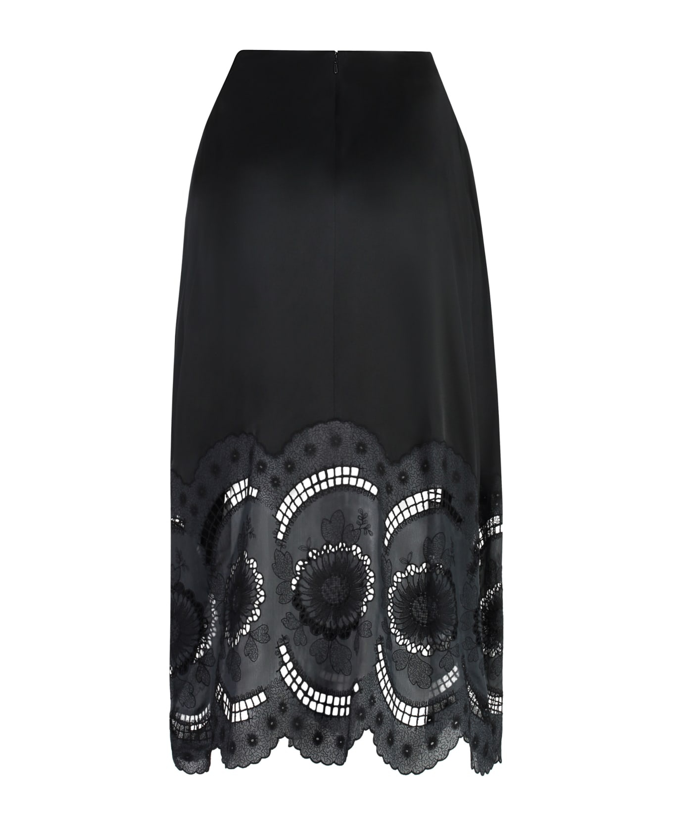 Satin Midi Skirt - 2