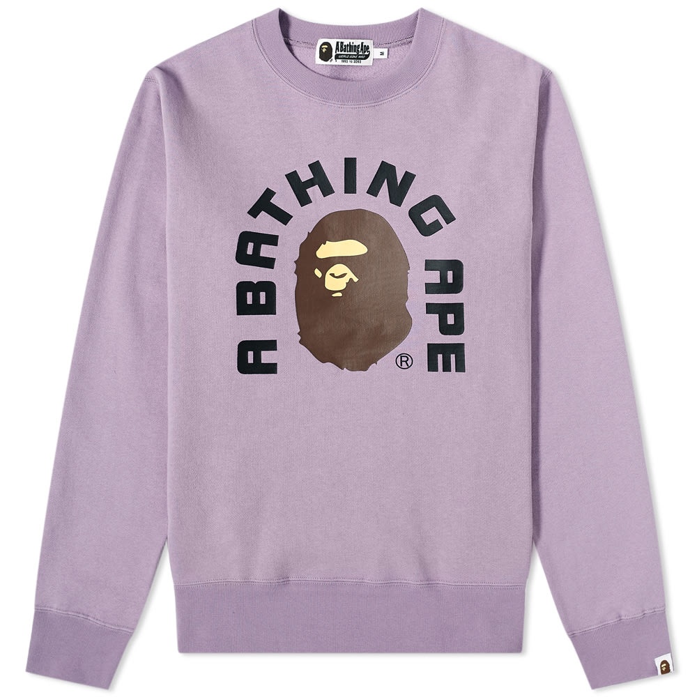 A Bathing Ape College 2020 Crew Sweat - 1