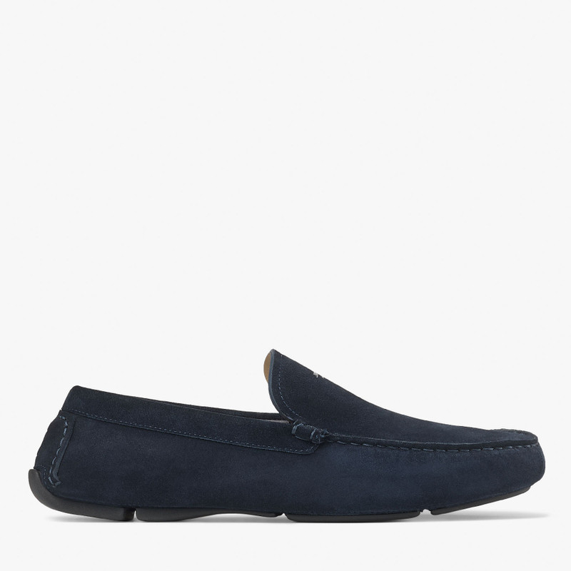 Stanly Driver Navy Reverse Suede Driver 1