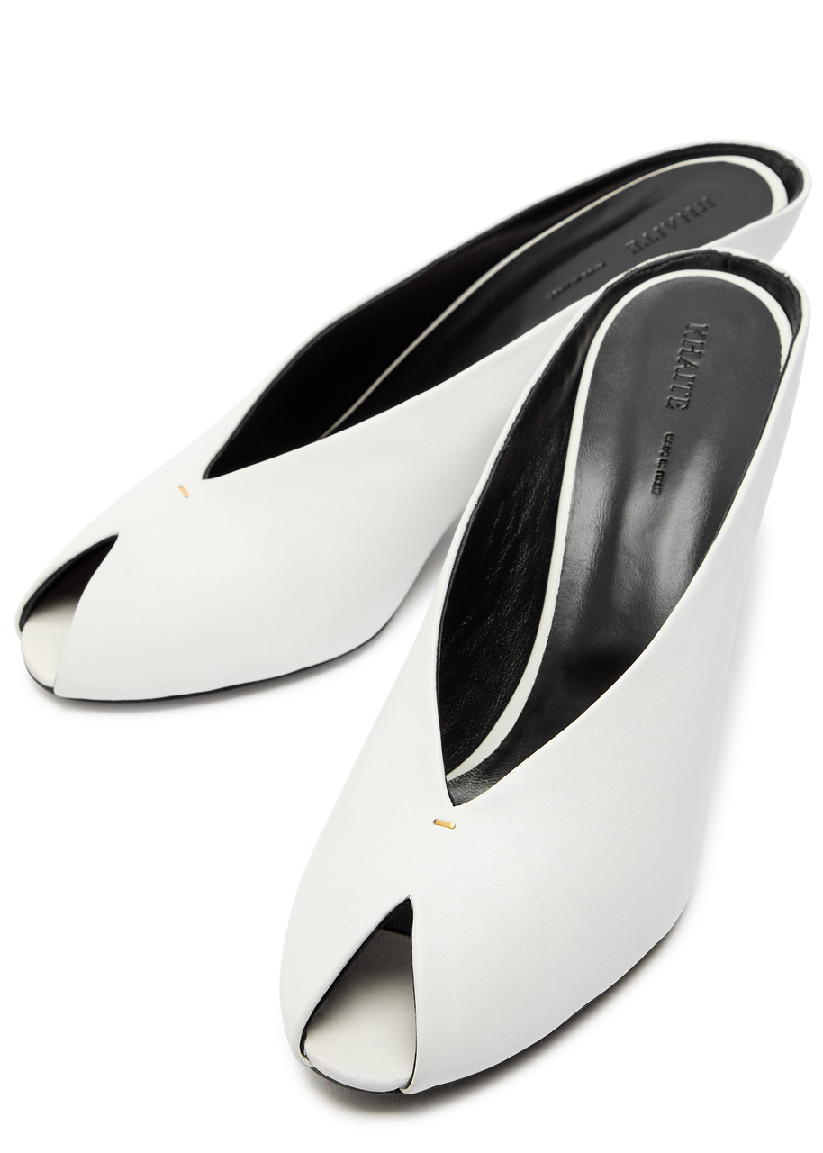 Khaite Cloak 75 Leather Mule - 3