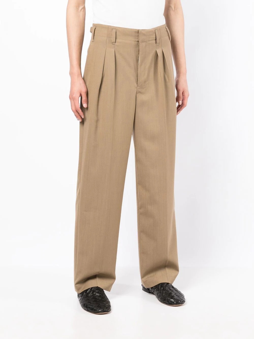 straight-leg tailored trousers - 3