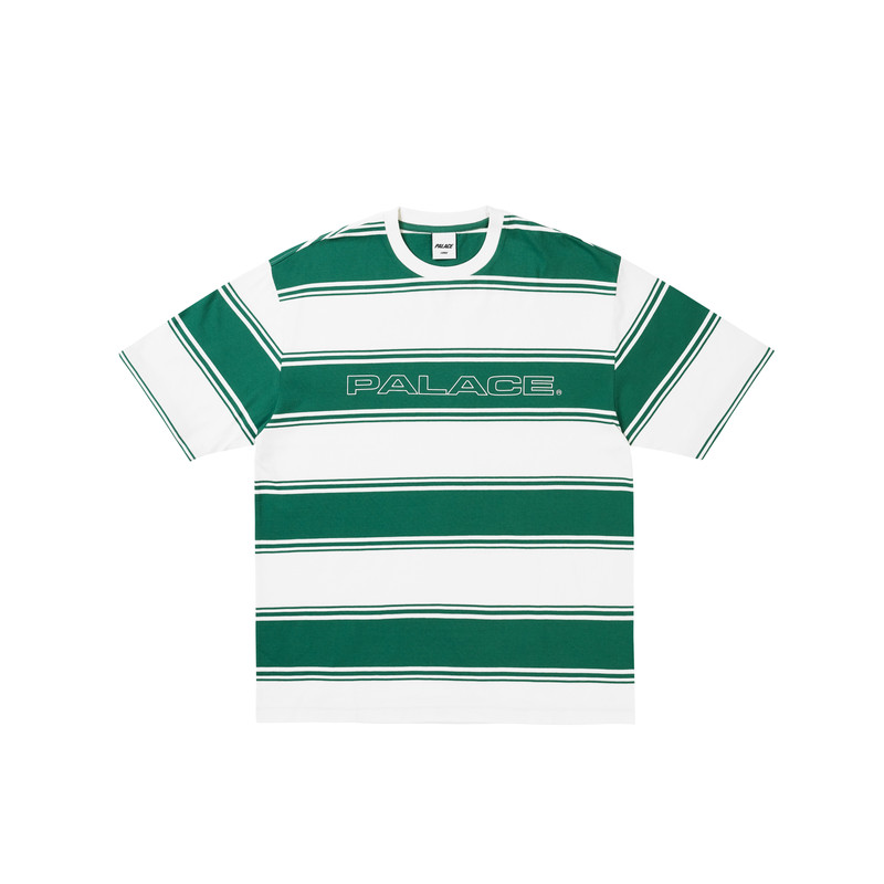 TIDY STRIPE T-SHIRT GREEN 1