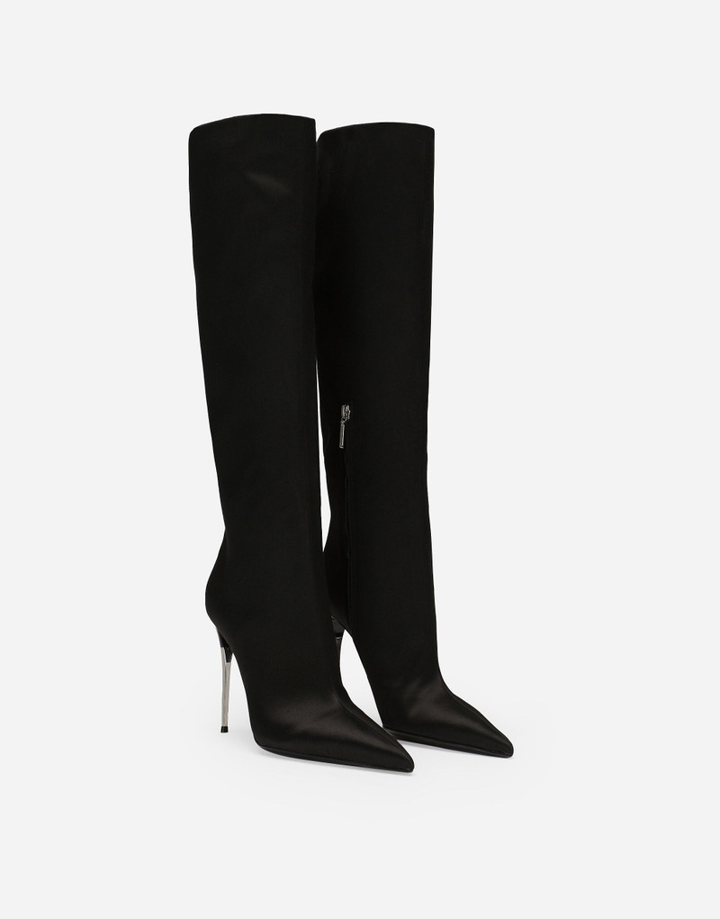 Satin boots 2