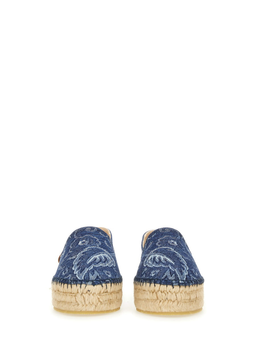Etro Women Denim Espadrilles - 4