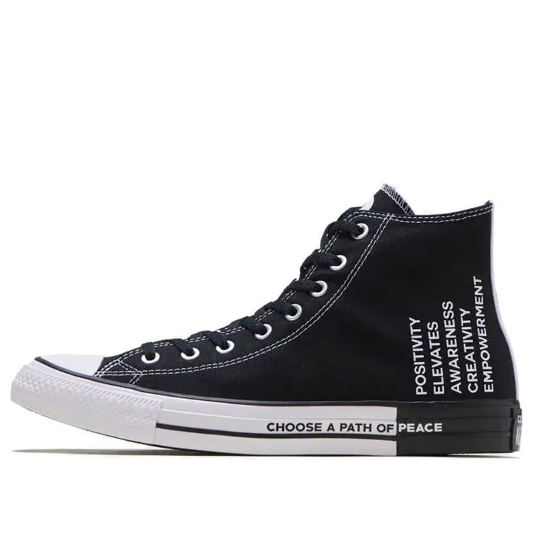 Converse Chuck Taylor All Star High 'Seek Peace - Black' 165766C - 1