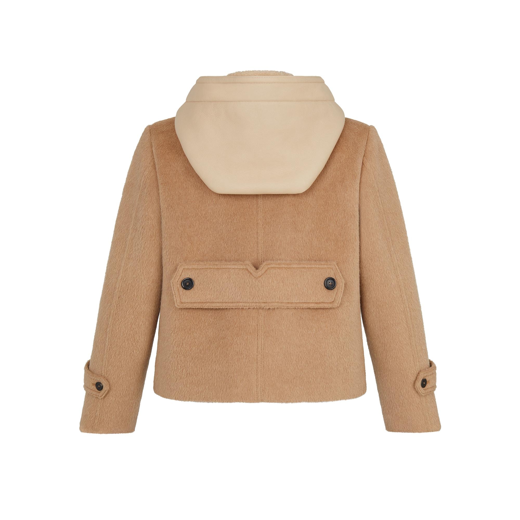 Hooded Duffle Pea Coat - 3