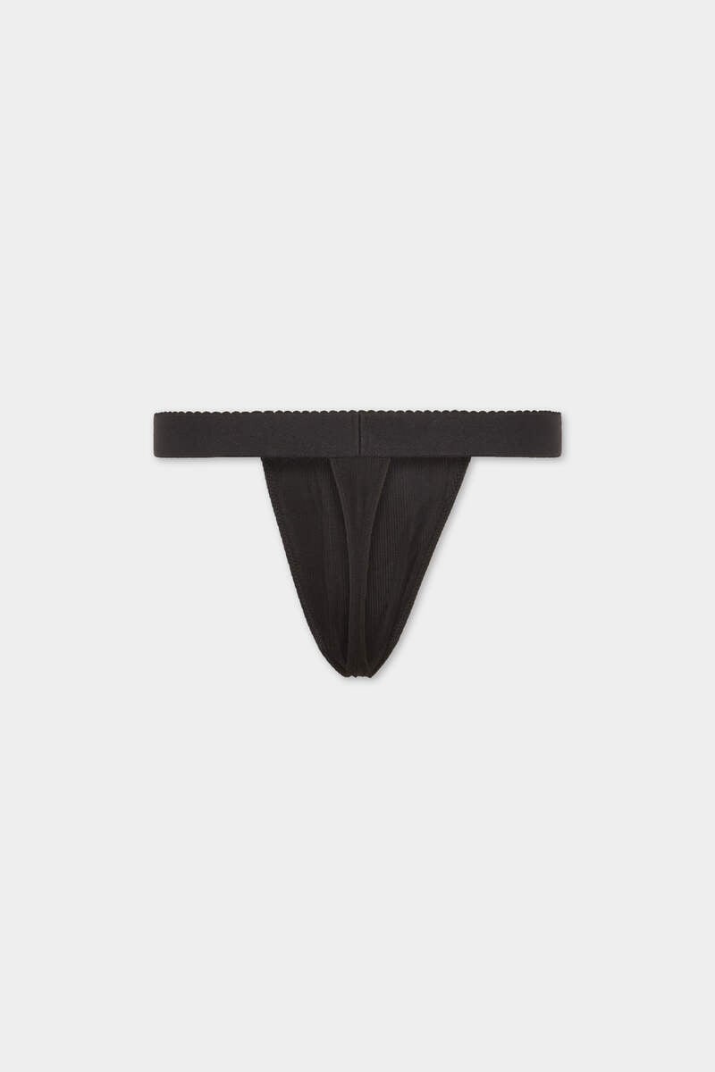 UNDERWEAR VISCOSE THONG - 2